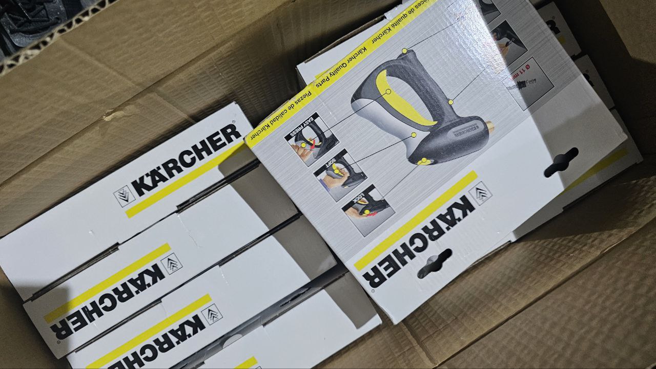 Отправили партию пистолетов для мойки высокого давления Керхер в Красноярск