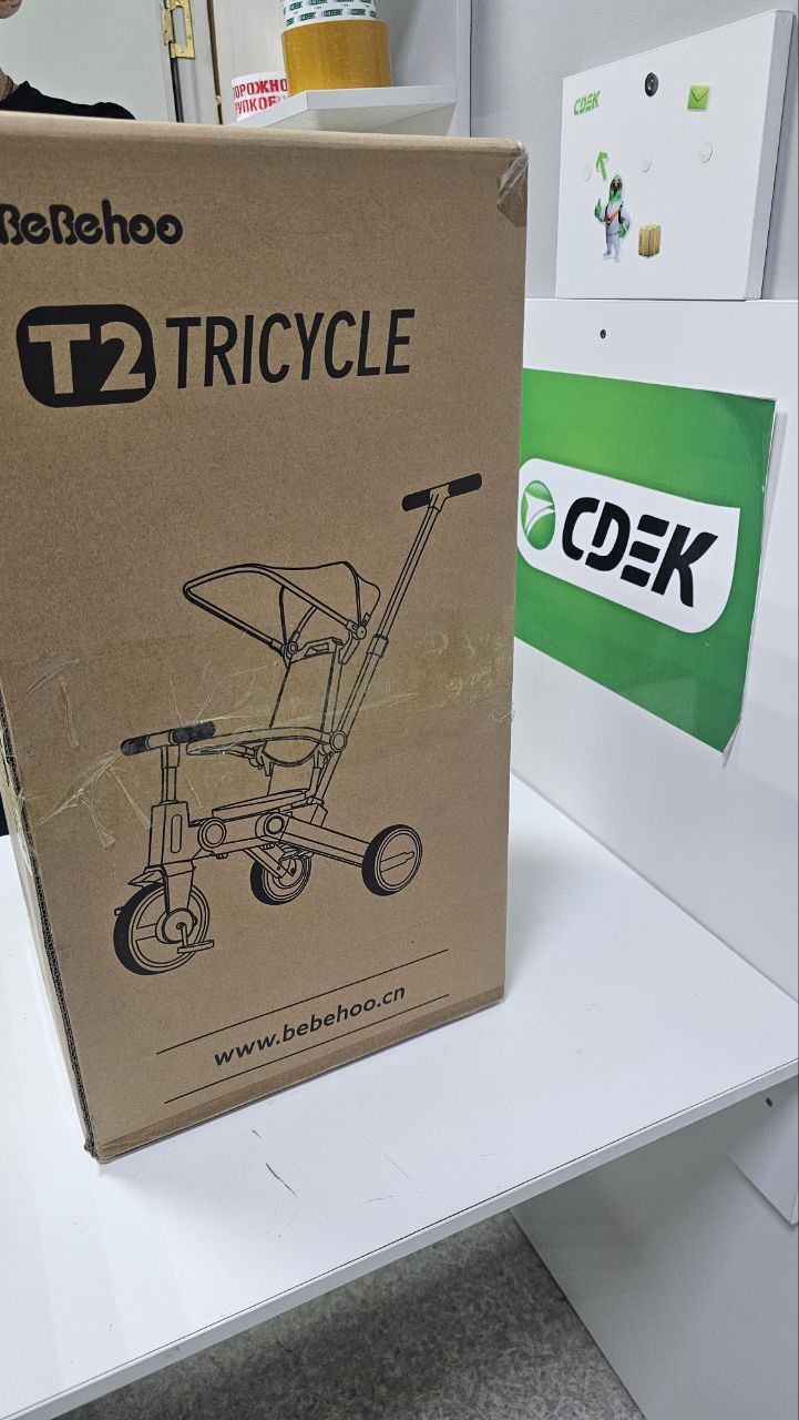 Отправили детский трехколесный велосипед Bebehoo для нашего клиента в Екатеринбург